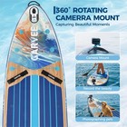 Inflatable Paddle Board 450lb Wide For Beginners Large Paddle Camera Mount