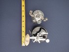 Two Vintage Fishing Reel Lot Pflueger Akron 1895   Bronson Tracer 150 - Working 