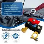 1pcs Universal Battery Disconnect Switch 12v   24v Cut Off Isolator For Cars Rv