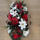 Christmas Flowers For Funeralheadstone Flower Saddle Flowers For Cemetery Grave