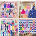 50pcs Handmade Barbie Doll Clothes Set For 11 5  Fashion Doll Dresses Accessorie