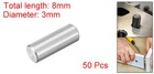 50pcs Dowel Pins M3 3mm  X 8mm Stainless Steel Shelf Support Peg Pin Rod