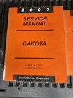2000 Dodge Dakota Truck Shop Service Repair Manual   Powertrain   Chassis