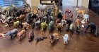 Vintage Lot Of 75 Hard Plastic Animals Variety  Jungle zoo wild domestic