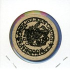 Pizza Hut Free Soft Drink Vintage Wooden Nickel Token