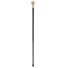 Golden Lion Head Walking Cane For Men  90 Cm Fashion Wooden Walking Stick