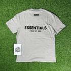 Fear Of God Essentials T-shirt Ss22 Dark Oatmeal Gray - 100  Authentic  xxs-xxl 
