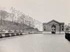 1926 Boat House At Training Station Great Lakes B w Snapshot Photo