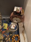 Antique Vintage Junk Drawer Jewelry Estate Sale Find Lot Q-49