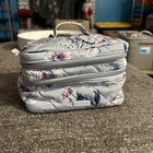 Vera Bradley Double Zip Nylon Travel Case Makeup Bag Rn 156007 Vbh19