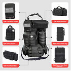 Tactical Car Seat Back Organizer W  5 Detachable Pouches Truck Suv Vehicle Panel