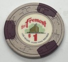 Fremont Hotel Casino  1 Chip Las Vegas Nevada Nv H c Lcv 1967