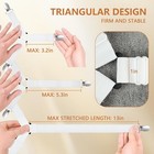 4pcs Bed Sheet Straps With Metal Clips  Adjustable Elastic Fitted Sheet Holders