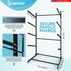 Get Out  Kayak Stand 420lb - 4 Tier Free Standing Paddle Board Dock Storage Rack