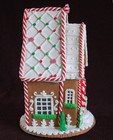 Lighted Gingerbread House   Christmas  Tabletop 12 X 7 X 7    Exc 