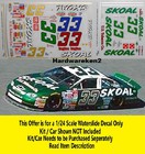 Nascar Decal  33 Us Tobacco  1999 Monte Carlo Ken Schrader 1 24 Powerslide