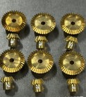 1 Pair Of 479 Sanyo Bussan 90 Degree Brass  Bevel Gear Set 48 Pitch 1 8  Bore