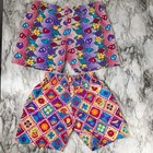 Vtg Girls 90s Fruit Of The Loom Casualwear Printed Shorts Size