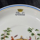 Rare Vintage Italian Porcelain Saucer   Jewelry Dish Ss Andrea Doria Italia