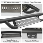 Running Boards For Bronco 2021-2025 Stainless Steel Non-slip Paintable Steps