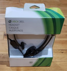 New Official Microsoft Xbox 360 Wired Chat Headset With Mic  Factory Sealed 2010