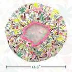 Reusable Shower Cap   Bath Cap   Lined  Oversized Waterproof Shower Caps Large