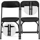 Plastic Folding Chair Alignment Clips Black 2 Pack Ganging Clip Chair Organizer