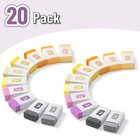 Mr  Pen- Erasers Bulk  20 Pack  Large Block 20 Sunset Harmony