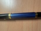 Pelikan Fountain Pen Souver  n M600 Blue And Black Ink Vintage Retro