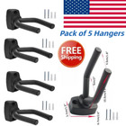 5-pack Guitar Hanger Hook Holder Wall Mount Display Acoustic Electric 