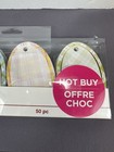 Craft Smart Gift Tags Pastel Plaid 50 Pcs 2 7 x 4 2  Cardstock