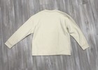 Amongst Others Men s Beige Solid Crew Neck Long Sleeve Pullover Sweater S