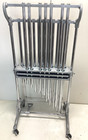 Deagan Orchestra Chimes Chrome Tubes 1 1 4  Wide C-f Tubular Bells No Cracks