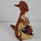 Vintage Kanga   Roo Agnes Brush Plush Pre-disney Winnie The Pooh Great Condition