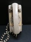 Vintage Wall Rotary Dial Phone Beige Gte Automatic Electric