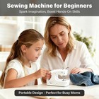 Portable Cordless Handheld Sewing Machine Mini 2 Thread Stitch Diy Travel