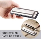 Easttop Harmonica Mouth Organ Blues 10hole Diatonic Harmonica Key C D G A E Gift
