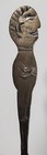 Antique Navajo Handmade Coin Silver Whirling Log With Arrows Spoon 