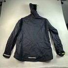 Nike Running Jacket Mens Large Black Hooded Impossibly Light Reflective 620057
