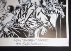Original Comic Art  Bill Anderson   Dick Giordano Sketch Signed To Dan Nakrosis