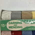 Vtg Coats   Clarks Darning Mending Mercerized Cotton Thread Anklet Shades Nos