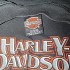 Rare Harley-davidson Gainesville Fl Black Flame Graphic T-shirt  Size M