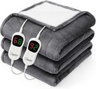 Heated Electric Blanket Queen Size - 84 x90  Heating Bed Blanket Throw