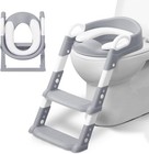 Potty Training Seat Foldable Toddler Toilet Ladder Step Stool Kids Non-slip