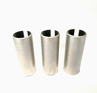 Antique Radio Parts  3  Metal Radio Tube Covers 2  X 5                Bzz008
