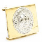 Imperial German Wwi Prussian Brass And Nickel Gott Mit Uns Belt Buckle
