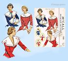950s Vintage Mccalls Sewing Pattern 1552 Misses Dramatic Collars Cuffs Amazing