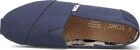 Woman s Toms Alpargata Canvas Slip-on Navy Us Size Brand New 100  Authentic