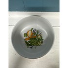 Vintage Styson Co  Ceramic Ramekin Bowl Vegetable Garden Print Souffl   Dish