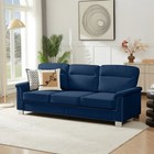 82  Modern Compressed Snowfleece Fabric 3-seater Sofa  For Living Room  Bedroom
